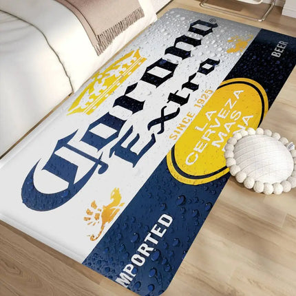 C-Corona E-Extra Beer Room Mats Anti-slip Absorb Water Long Strip Cushion Bedroon Mat Household Carpets