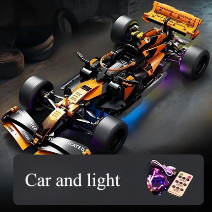 racing cars, racing car models, 1:10 DIY super sports car building block puzzle toys, children's and adult gifts