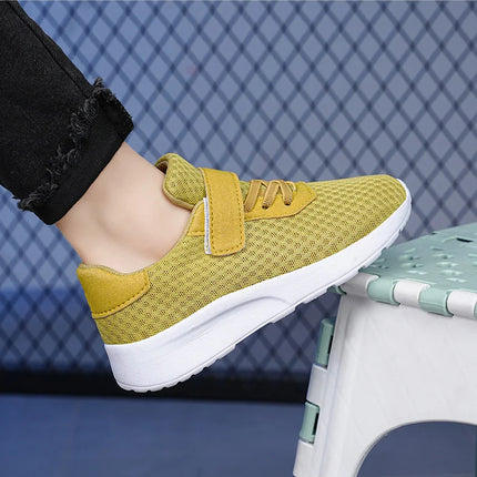 Hot Sale Cheap Sneakers Children Fashion Green Kids Running Shoes Size 28-39 Lightweight Outdoor Sports Shoes for Boy Girl 2023