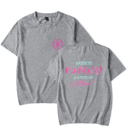 K Pop Tops Katseye Tshirt New Album Pinky Up Tshirt 2026 Merch Crewneck Short Sleeve Casual Loose Tee Print Fashion Tops Unisex