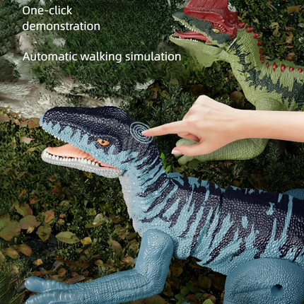 Children's Remote-controlled Velociraptor Tyrannosaurus Rex 2.4G Five Way Simulation Sound And Light Electric Mini Remote-contro