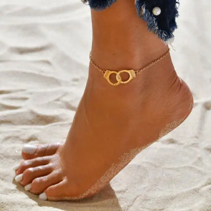 hot wife anklet Multilayer Foot Chain 2022 Handcuffs Ankle For Women Bracelet Beach Accessories Gif