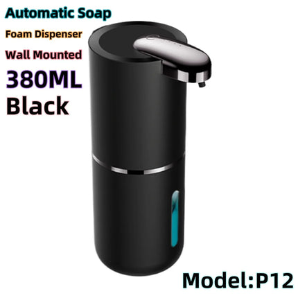 Automatic Soap Dispenser Touchless Foaming Soap Dispenser 380ml USB Rechargeable Electric 4 Level Adjustable For Home