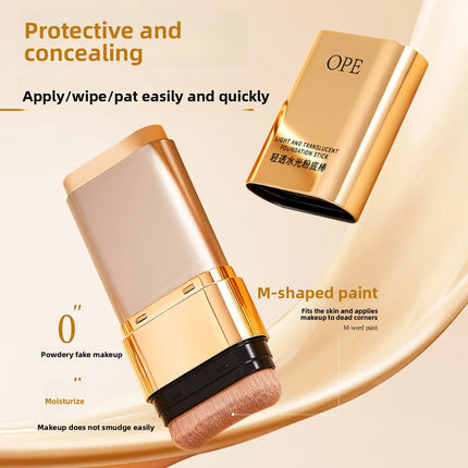 Double Ended Foundation Stick Long-lasting Non-tarnishing Effect Eraser Foundation Make-up Stick Foundation Makeup Concealer