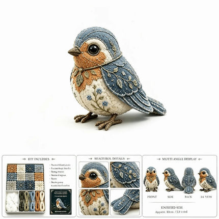 Floral Fabrics Animal Patchwork Set Material Pack Creative Design DIY Sewing Kit Home Decoration Hanging Kit Animal Toy Craft