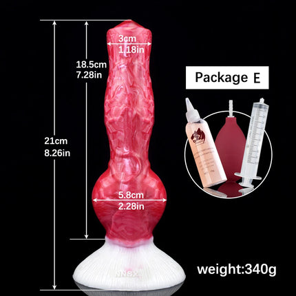 QKKQ Ejaculation Dog Dildo Animal Big Knot Penis Anal Plug Sex Toys for Women Men G-Spot Strong  Stimulate Adult products 18
