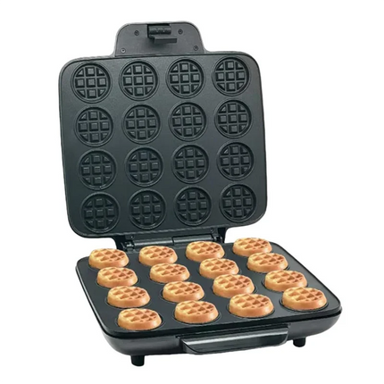 B25B Multi Waffles Maker 16 Waffle Molds Nonstick Waffle Iron Quick Heat-Up Mini Waffle Maker With Heating System EU Plug
