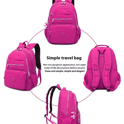 TEGAOTE Brand Laptop Backpack Women Travel Bags Multifunction Rucksack Waterproof Nylon School Backpacks For Teenagers Girl