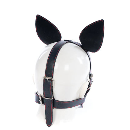 Leather Soft Padded Knee Elbow Pad Dog Paw Crawl Gloves Pup Hood Fetish BDSM Bondage Dog Slave Roleplay Sexy Costume Accessories