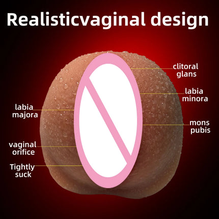 2 in 1 Male Masturbator Realistic Vagina Anal Mouth Real Deep Pussy Throat Sex Toys for Men Vaginal Oral Masturbation Cup 18