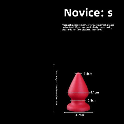 6 sizes Huge Anal Plug Comfortable Silicone Anal Dildo Suction Cup Big Butt Plug,Anal Dilator Adult Anal Sex Toys for Women Anus