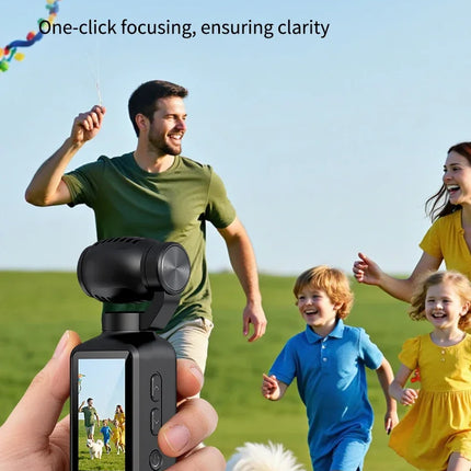 HD 4K Action Camera 180 Degree Rotatable For Vlog YouTube Tiktok Girls Record Life Video Recording Entry Portable Action Camera