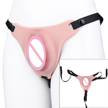 ANOSX Silicone Chastity Cage Device Male Chastity Belt Strapon Penis Sleeve Realistic Clitoris Vagina Wish BDSM Sex Toys For Men