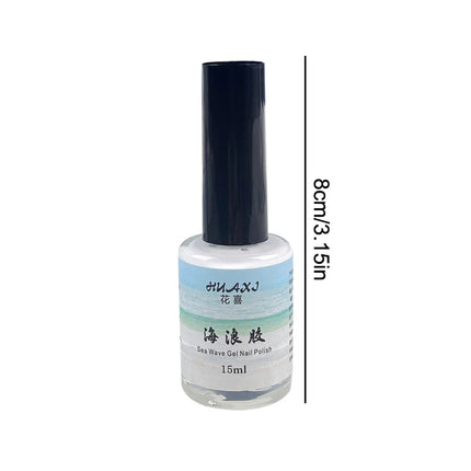 Quickly Blooming Nail Polish Bubble Colorful Ocean Wave Gel DIY Nail Art Blossom Gel Semi Permanent Soak Off Marble Gel Polish