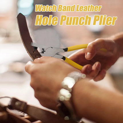 Leather Hole Punch Plier Universal 2mm Wrist Belt Puncher Plier Repair Tools Belt Hole Puncher for Leather Shoes Fabric DIYCraft