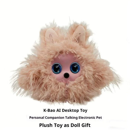 Kbaby AI Companion Robot Plush Voice Interactive Electronic Pet Stuffed Doll Desktop Toy For Kids Parent Child Companion