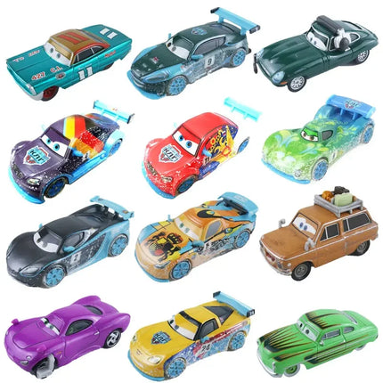 1:55 Pixar Cars Snowflake Edition Longge Rally Cars Holley Alloy Die-Casting Toys Cars Model Kids Toys Christmas Gift