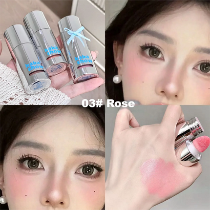 Kakashow Vitality Liquid Blush Moisturizing Water Light Long-lasting Makeup Easy to Smudge Liquid Rouge