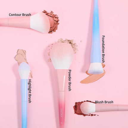 Docolor Makeup Brush Set Professional 10-30pcs Eyeshadow Blush Synthetic Foundation Brush Powder Contour Cosmetic Tool For Women