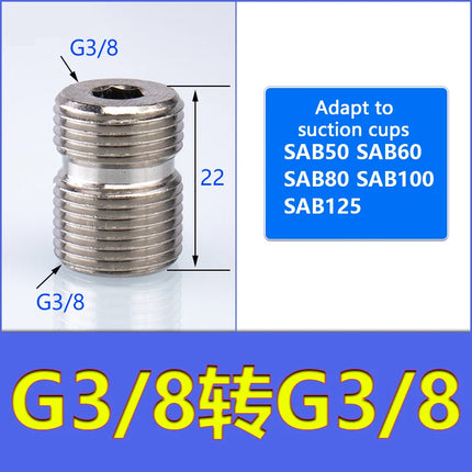 SAB Series Vacuum Suction Cups SAB22/30/40/50 Manipulator Corrugated Sucker Strong Force Nitrile Rubber Industrial Accessories