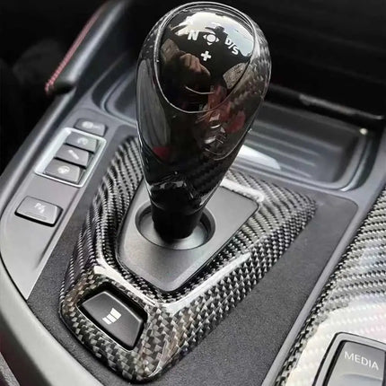 LHD RHD For BMW M3 M4 F80 F82 F83 Coupe M Performance 2014+ Genuine Carbon Fiber Replace Gear Knob Handbrake Console Panel Cover