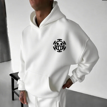 One Piece Zoro Anime Men Hooded Sweatshirt Spring Autumn Cotton Streetwear Casual Hoodie Graphic Print Cosplay Long Sleeve Tops