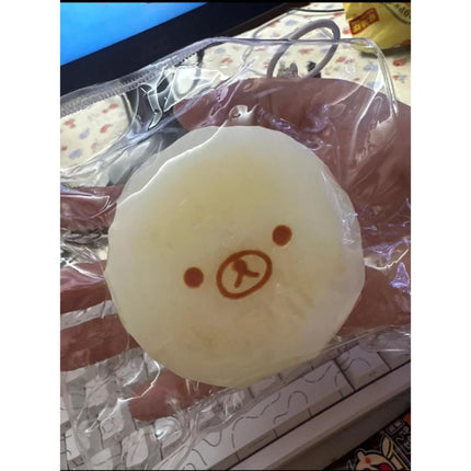 2026 New  2Pc Handmade Squishy with BUTTER Texture - Banana Carrot Bear Shaped To Relieve Stress - Food Grade Silicone S