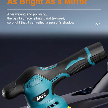 Wireless Car Polisher 12V 2800-5500rpm Cordless Car Polishing Machine Electric Polishing Wax Tool Noiseless 8 Variable Speeds