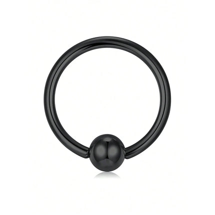 1pc Back Septum Rings Muti-Styles Punk 16gauge Stainless Steel Nose Rings Hoops Septum Clicker Daith Piercing Jewelry