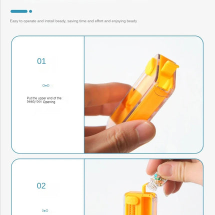 Cigarette Holder Smoking Explosion Beads Pusher Pop-up Smoke Push Ball Box DIY Ice Bead Popping Capsule Cigarette Accessories