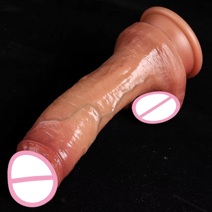 Realistic soft Dildo G-spot anal stimulation Adult sex toys suitable For men women Big Penis and thick Dick Happy Dild Cock 18+