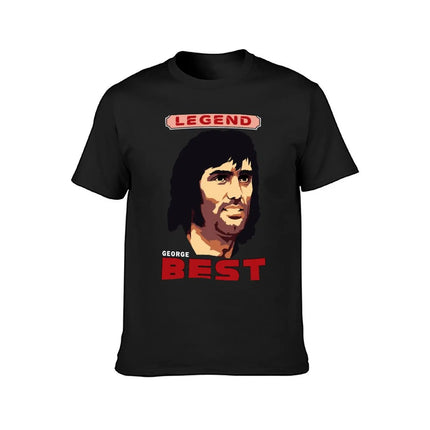 GEORGE BEST - Football Legend T-Shirt anime figures cheap stuff boys whites shirts graphic tees men clothing