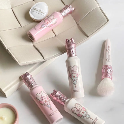 Flower Knows Sweetie Bear 4-Color Concealer Palette Long-Lasting Full Coverage Waterproof Creamy Texture Makeup