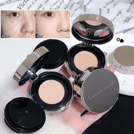 Sweet Mint Moisturizing Foundation Cream Air Cushion Makeup base Brighten Face Natural Hydrating Concealer Foundation For Woman