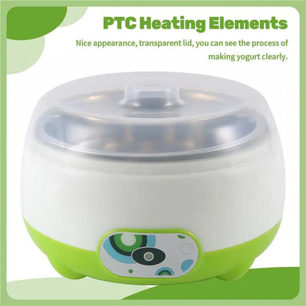 Promotion!Yoghourt Machine, Automatic Stainless Steel Liner Yogurt Maker Machine Home DIY Yoghourt Container, Yogurt Maker EU Pl