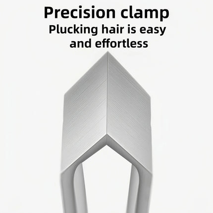 Stainless Steel Beard Mustache Trimmer Tweezers with Precision Tweezing for Facial Hair Grooming Professional & Use for Mustache