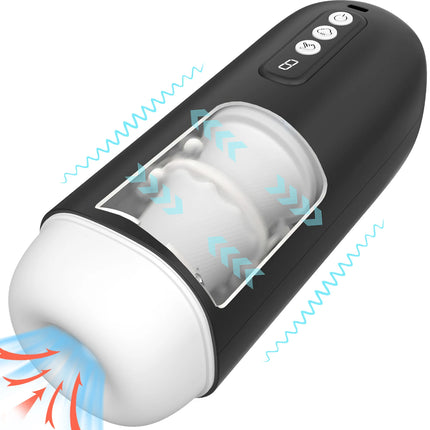 Automatic sucking airplane cup 8 frequency display penis masturbator male vibration masturbation cup male sex toy adult sex toys