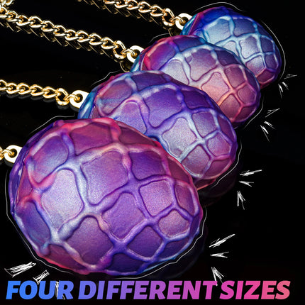 New Large Egg Type Anal Plug With Chain Couple Masturbation Traction  Anal Plugs Oviposition Trainer Lay-Eggs BDSM Adult Sex Toy
