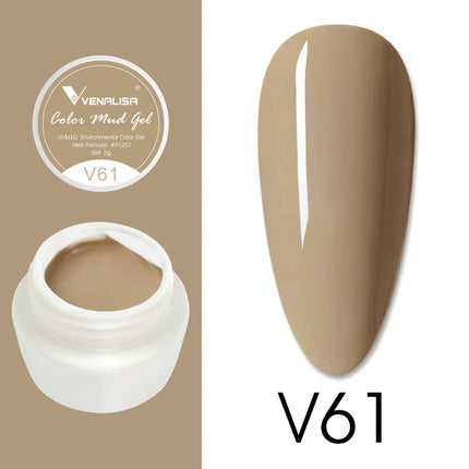 VENALISA Color Mud Gel Pure DIY Nail Art Design UV Gel Polish Professional Manicure Varnishes for Quality Artistry