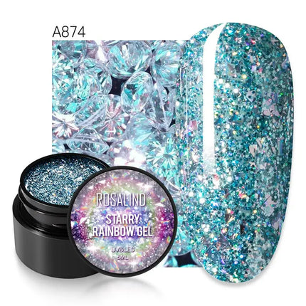 ROSALIND 5ML Painting Gel Nail Polish Nail Art Design Varnishes Stamping Polish Semi Permanent Gels Top Coat Manicure Lacquer