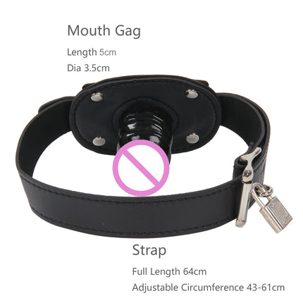 Open Mouth Gag Silicone Ball Dildo Restraint Fetish Flirting BDSM Bondage Sex Toys for Couples Adult Erotic Game Chastity Belt