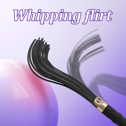 Leather Sex Whip Adults BDSM Anal Vibrator G Spot Massage SM Paddle Adult Play Bedroom Spanking Restraint Bondage Role Play 18+