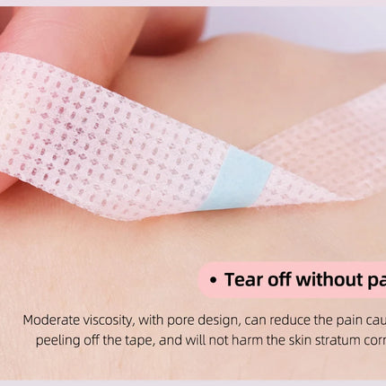 Silicone Gel Tape for Lash Extensions Sensitive Skin Multi Use Non-Woven Breathable Under Eye Pad Patches Makeup Tools Supplier