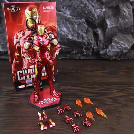 ZD Toys Iron Man Action Figures (Models: MK1-MK7,MK9 MK11, MK12, MK14, MK15, MK23, MK27, MK38, MK40, MK42, MK43,MK46 7-Inch, etc