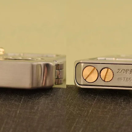 2026 Zorro Fuel Lighter New Creative Metal Windproof Cigarette Lighter Transparent Super Large Capacity High-end Men's Gift