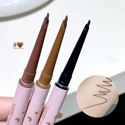 Punk Red Eyebrow & Eyeliner Gel 2 In 1 With Angled Brush Smudge-Proof Waterproof Creamy Smooth for Brows & Under Eye Makeup