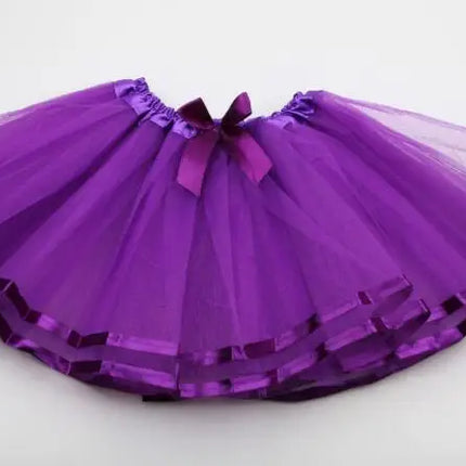 Baby Girl Tutu Skirt Cute Kids Princess Tulle Skirts Summer Children Party Ribbon Skirt Girls Dance Pettiskirt