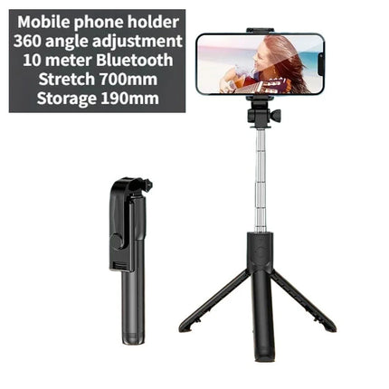 Bluetooth Wireless Selfie Stick Mini Tripod Monopod Remote Shutter With Fill Light for iPhone Samsung Xiaomi Phone Holder