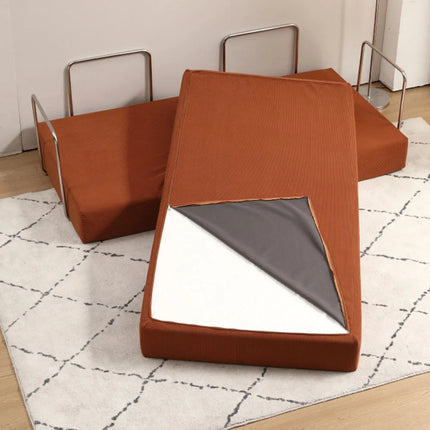 150CM Modern Style Air Compression Fabric Flannel Deformable Modular Couch for Living Room Sectional Composable  Sofa Bed