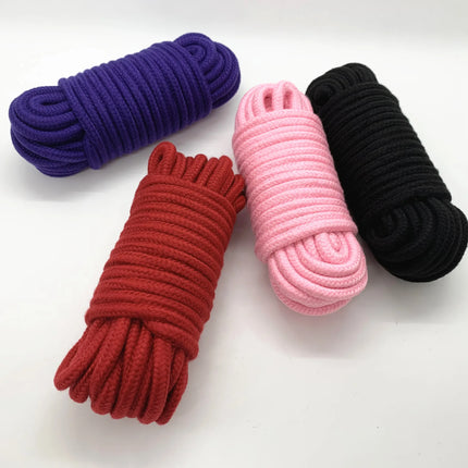 Cotton Exotic Shibari Accessory of Handcuffs Bondage Rope for Men Women Fetish Slave Cosplay Binder Restraints Touch Tie Up Fun